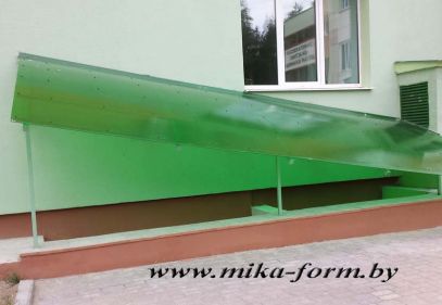 Козырек из поликарбоната